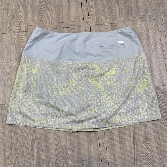 Adidas Skort Womens S Small Baby Blue Pull On Pockets Front Pleat Inner Shorts - Picture 9 of 13